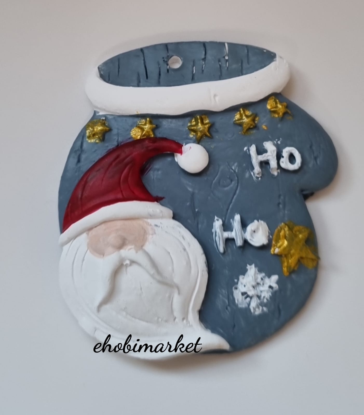 Noel babali eldiven silikon kalip