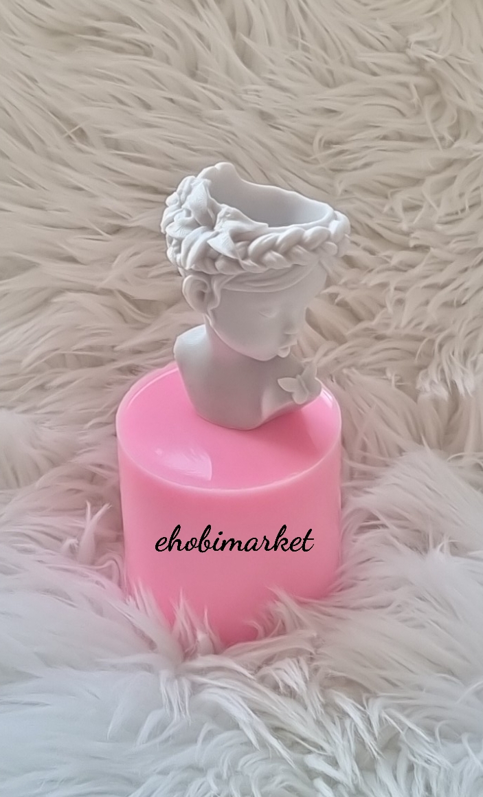 Kiz saksi silikon kalip 1