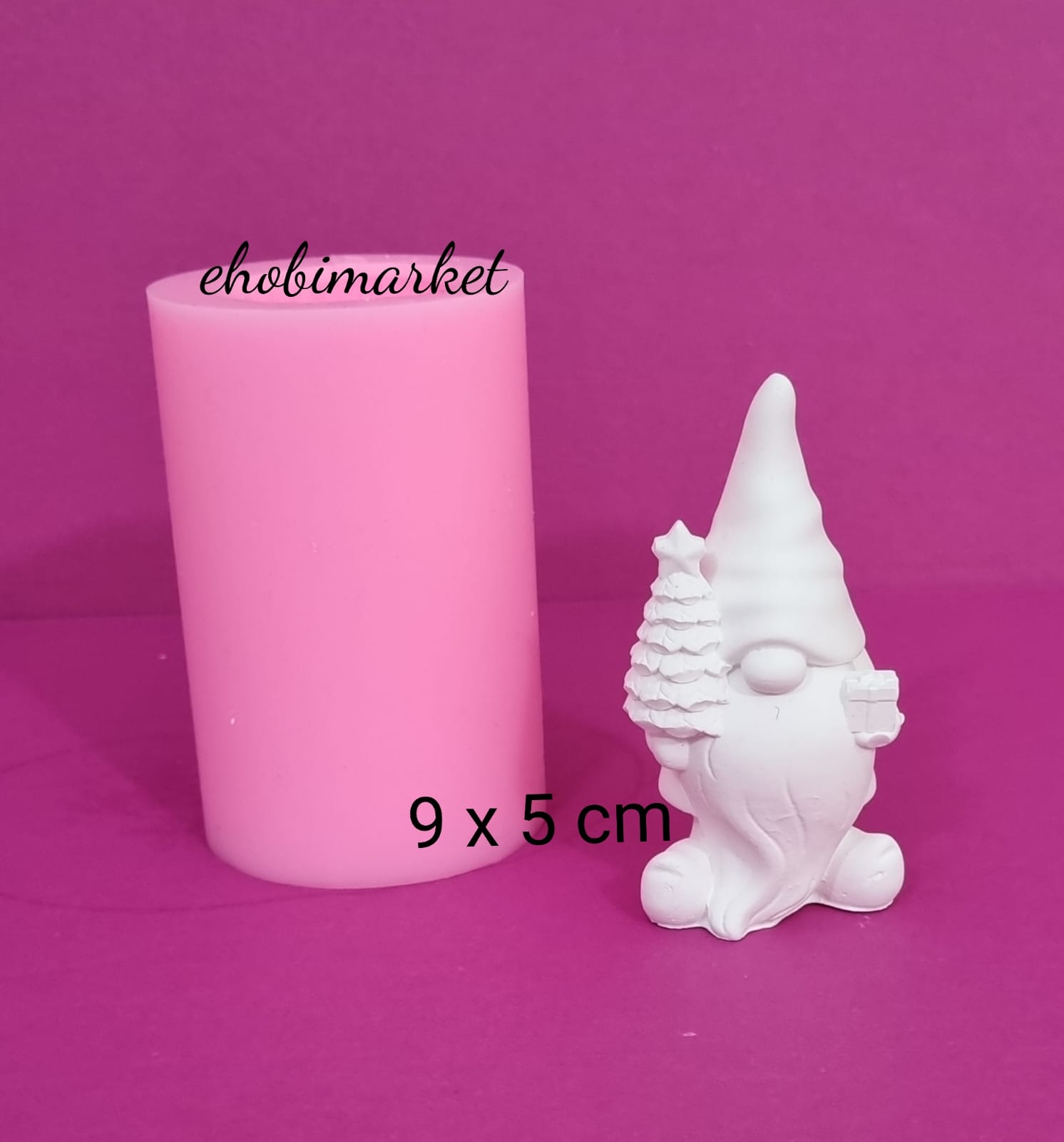 Agaçlı gnome silikon kalıp