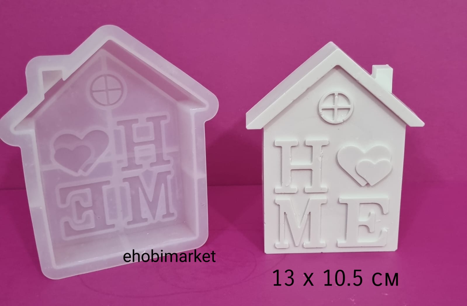 Home yazılı ev silikon kalıp 1