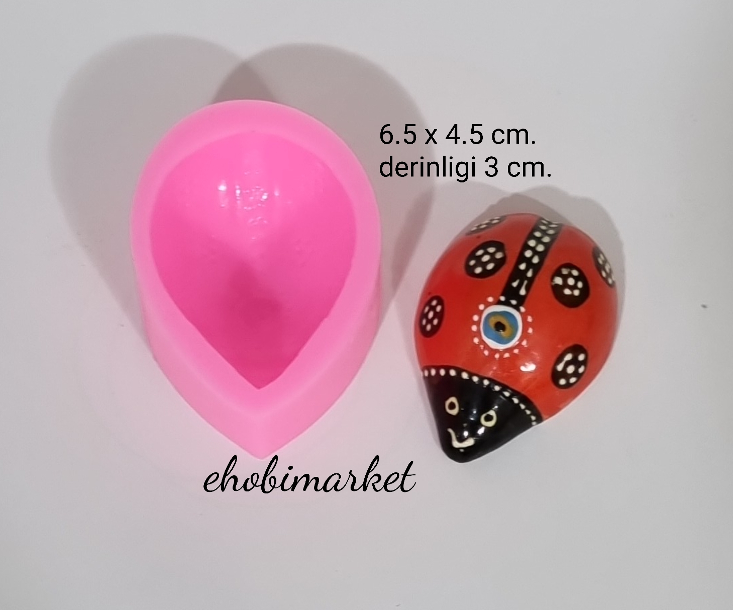 Tombul uğur  böceği  silikon kalıp 