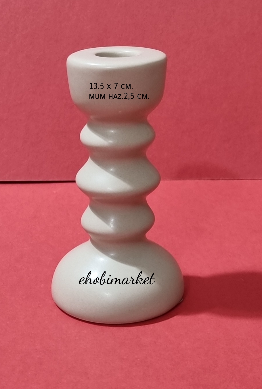 Sütun şamdan mumluk silikon kalıp