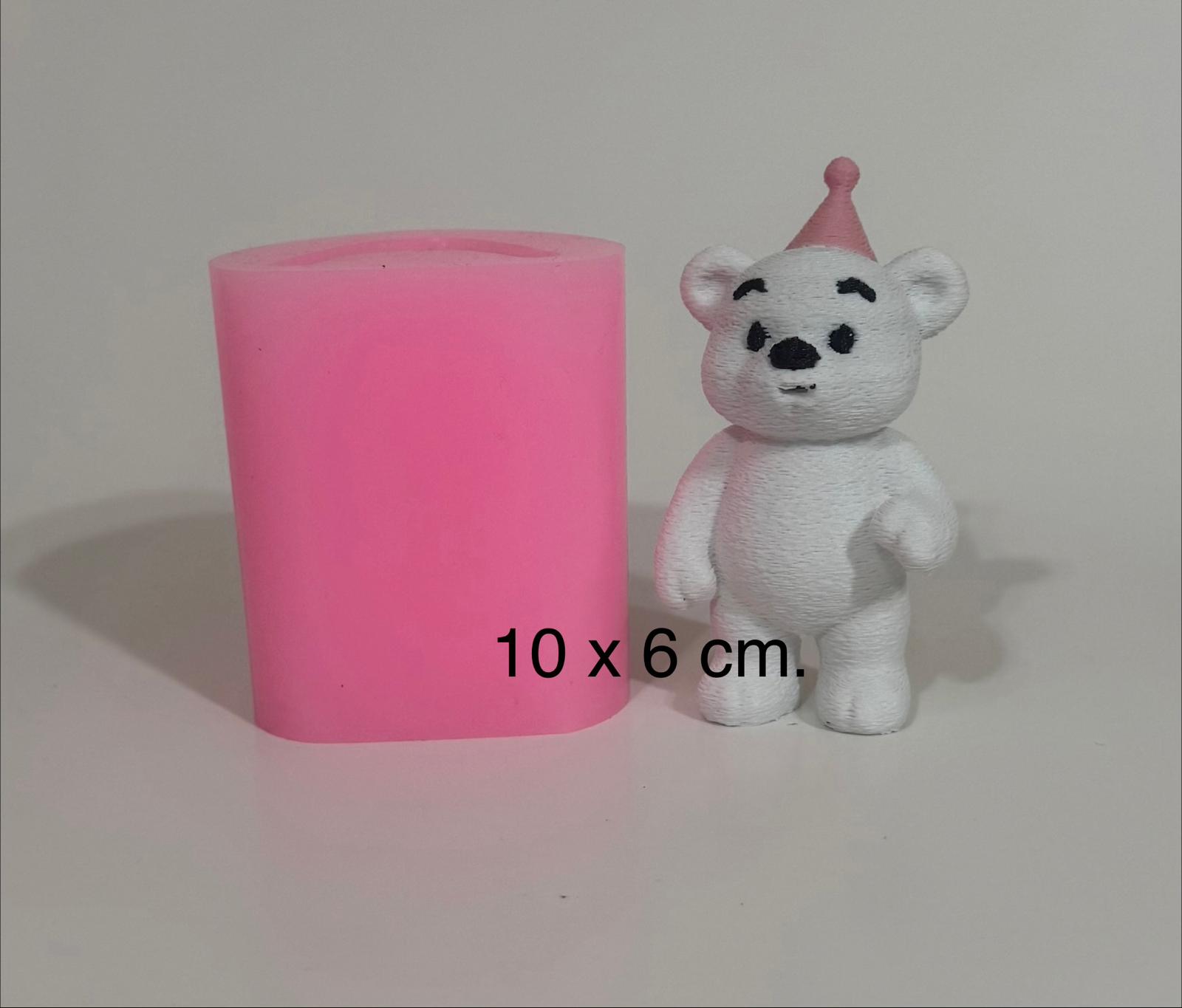 Ayakta duran ayı silikon kalıp