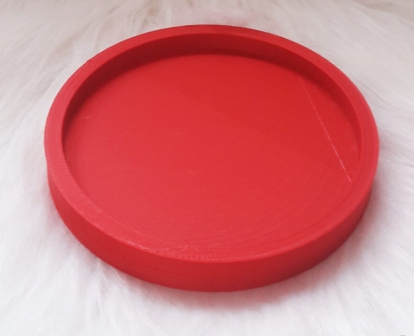 Yuvarlak sunum silikon kalip