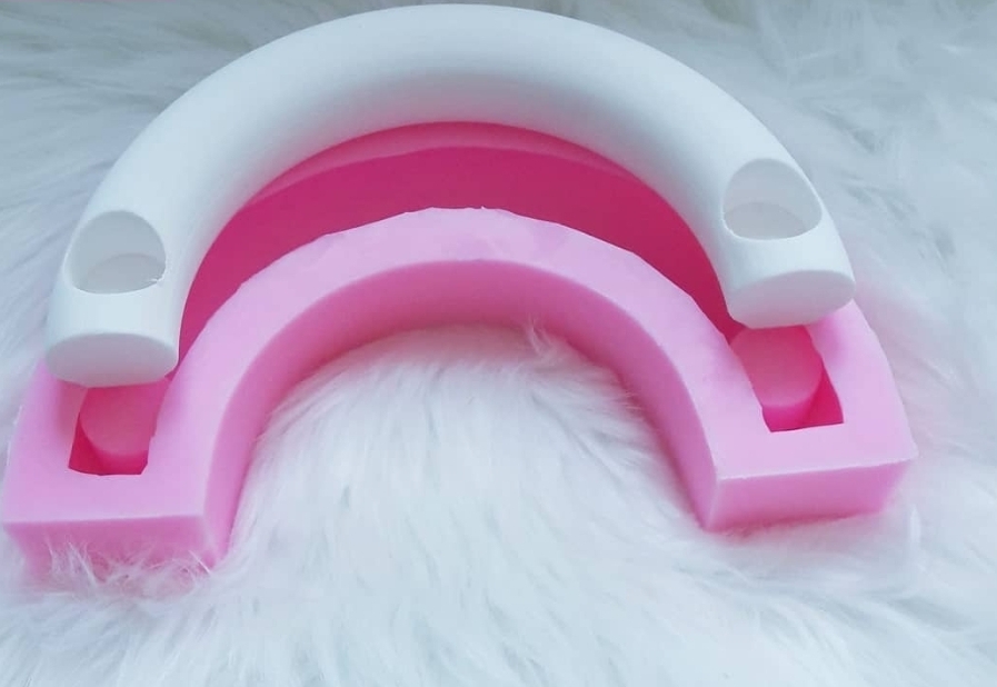 Ay model şamdan silikon kalip