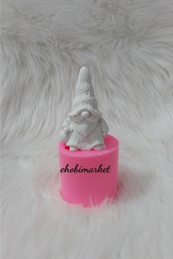 Keseli orman gnome silikon kalip
