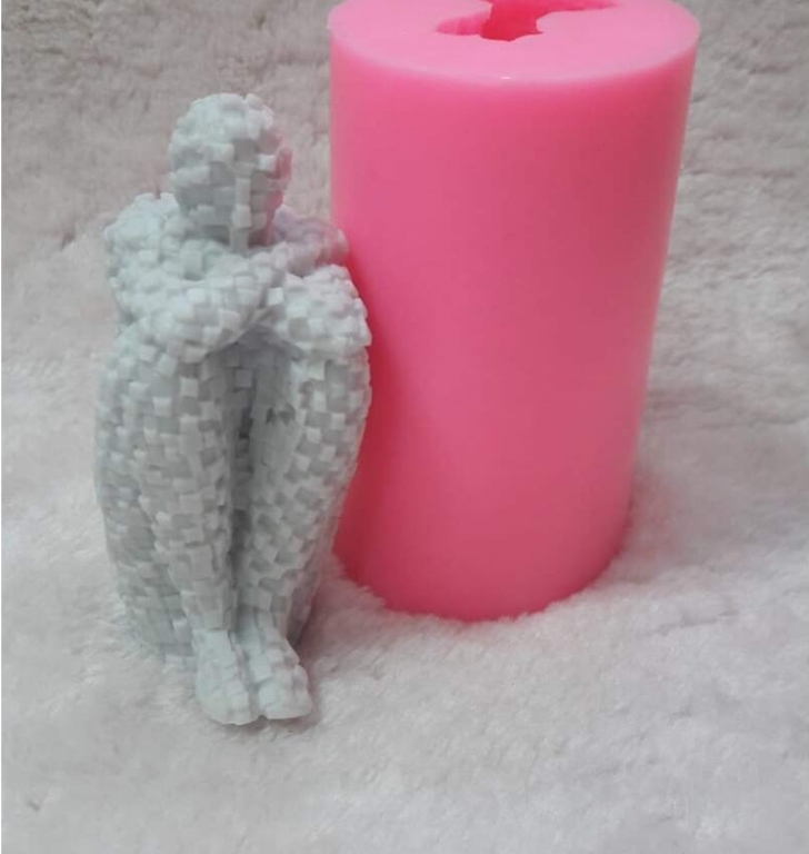 Düşünen adam silikon kalip