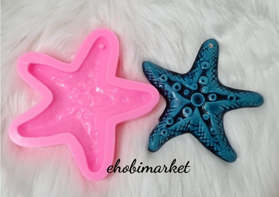 Asmali yildiz silikon kalip