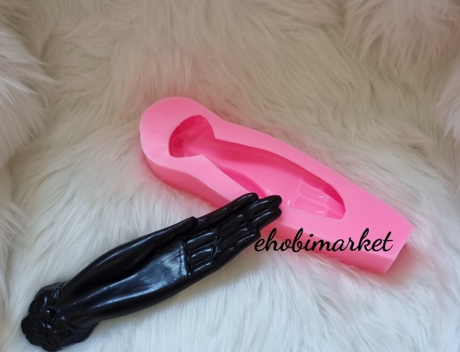 Uzun el model tütsü silikon kalip