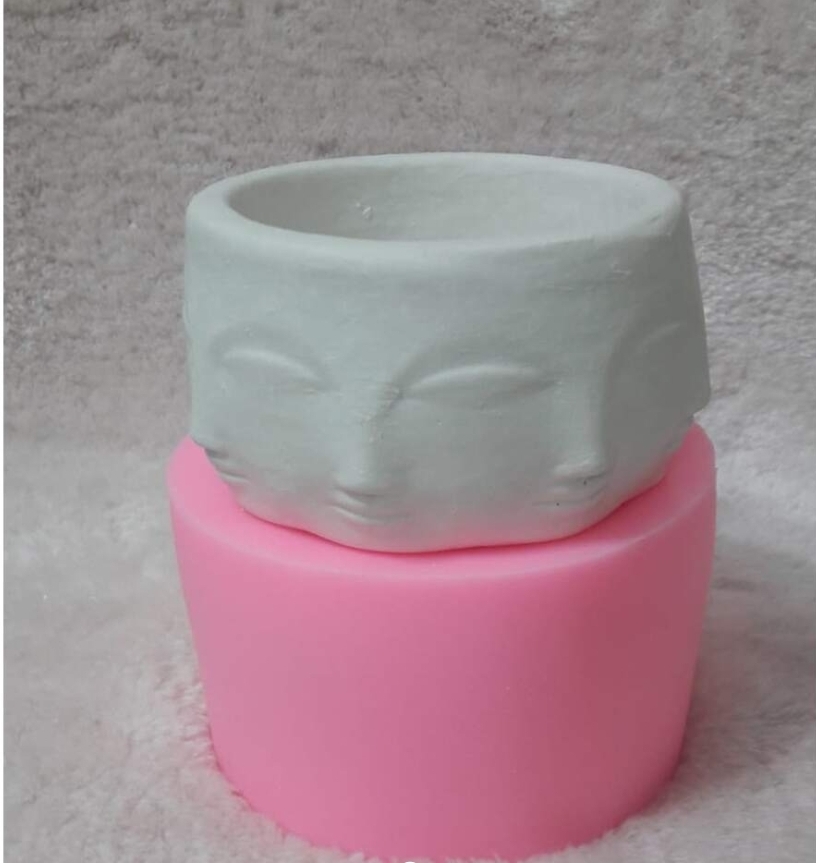 Çoklu yüz adler saksi silikon kalip