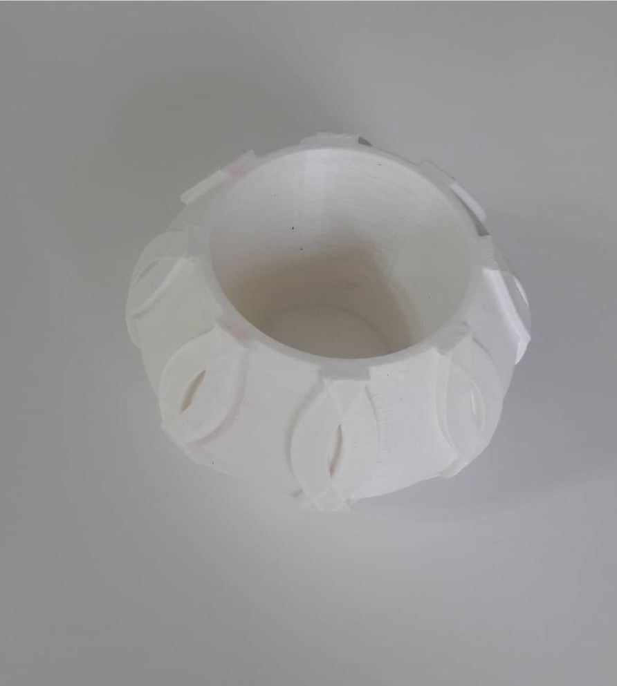 Örgü desen saksi silikon kalip