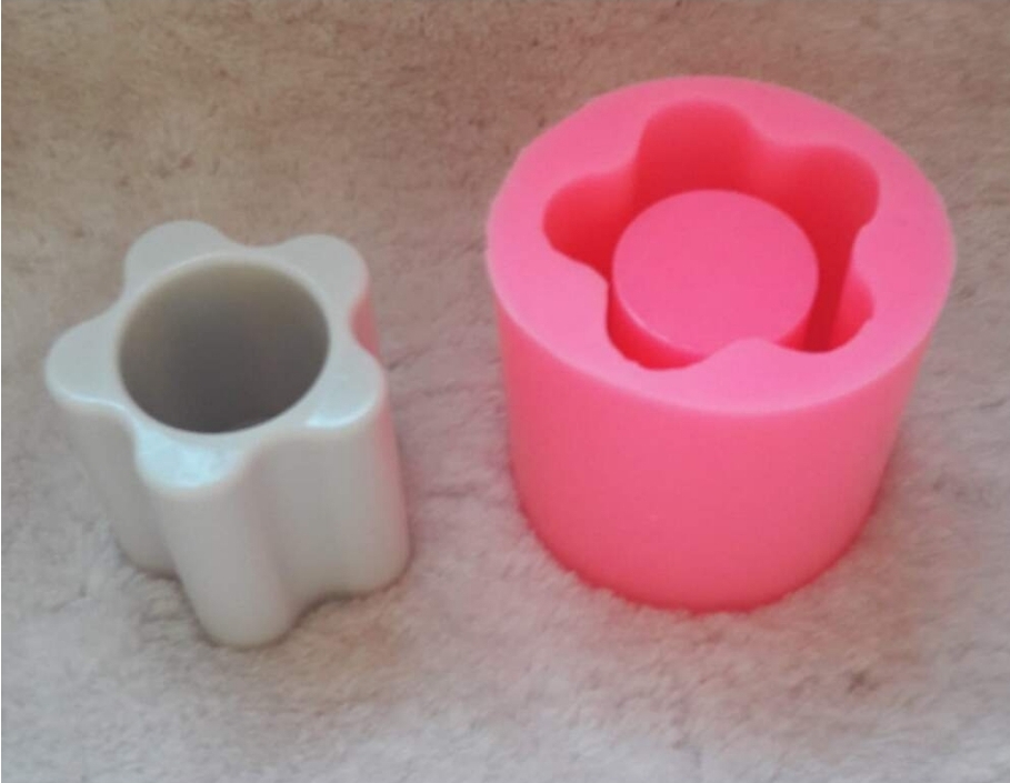 Çiçek model kutu silikon kalip