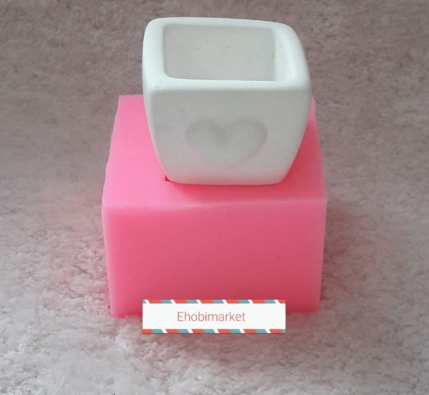 Kalp mumluk silikon kalip