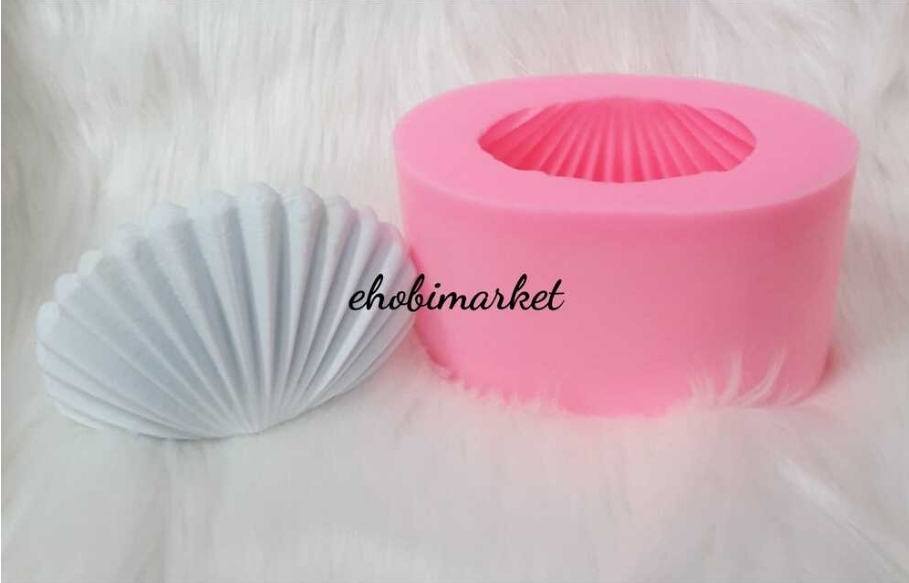 Büyük istiridye silikon kalip