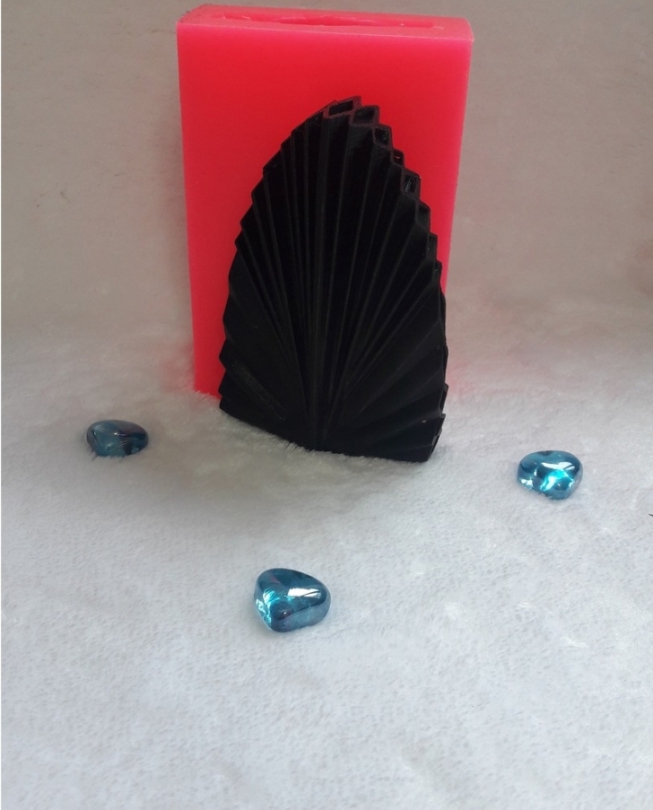 Büyük dikey Istiridye silikon kalip