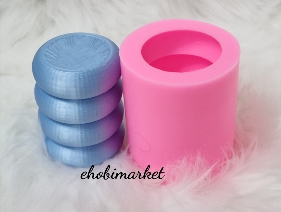 Yuvarlak 4 katli silikon kalip