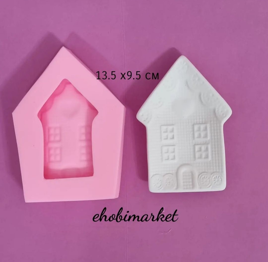 Tabak ev model silikon kalıp