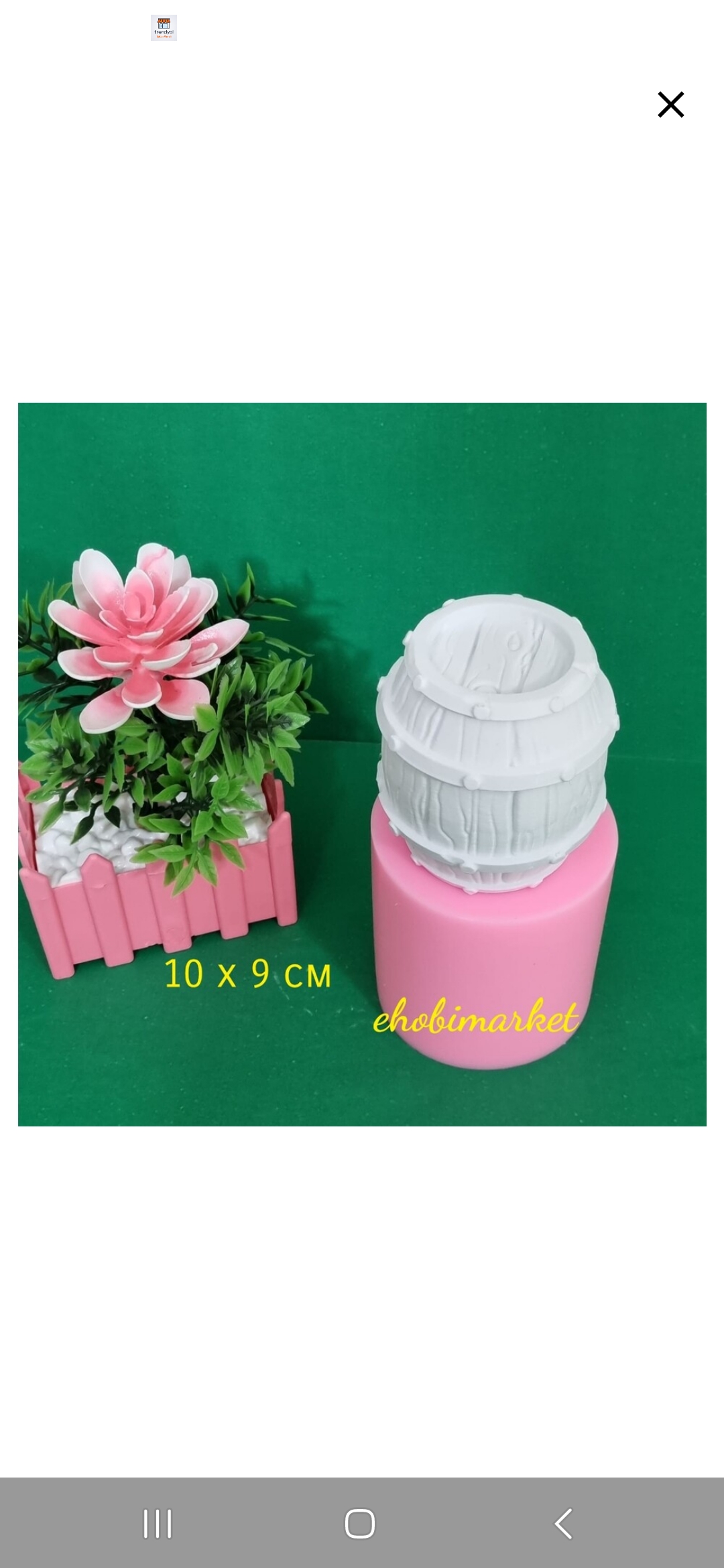 Fıçı silikon kalıp